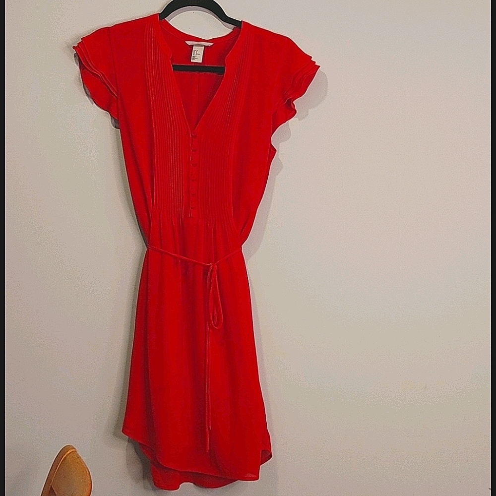 Women's Red Summer Dress Size 8